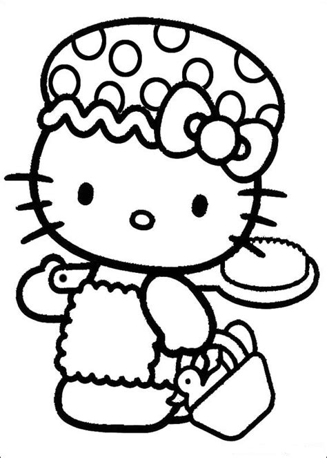 fun coloring pages  kitty coloring pages