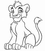 Lion Coloring King Pages Printable sketch template