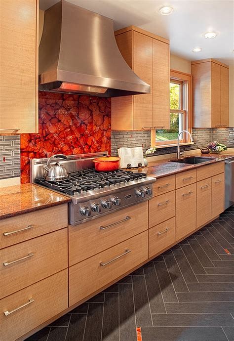 kitchen backsplash ideas  splattering    popular colors