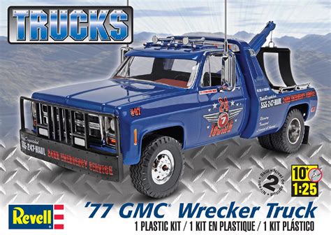 revell monogram revell  scale  gmc wrecker truck model kit toys games vehicles