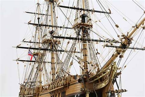close up photos of ship model hms bounty of 1784 voilier marine militaire navale