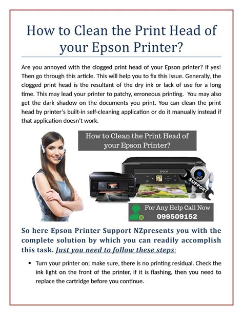clean  print head   epson printer