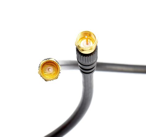 cimple  coaxial cable coax cable ft  gold easy grip connectors black  ohm