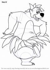 Baloo Draw Necessary sketch template