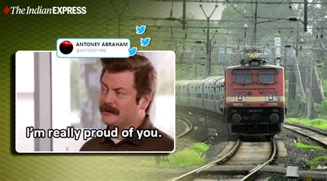 indian railways helps man get in touch with mother onboard wins heart
