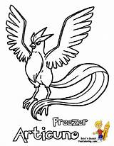 Coloring Pokemon Articuno Pages Colouring Legendary Bird Zapdos Print Do Sheets Characters Printable Feraligatr Getdrawings Bubakids Choose Board sketch template
