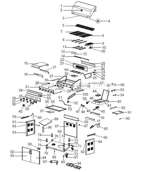 members mark grill parts diagram