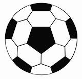 Ball Soccer Clipart Outline Library sketch template
