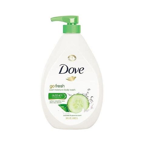 dove  fresh body wash cucumber  green tea pump oz    polyvore featuring