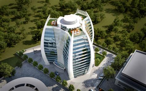 vyom designs unique office building  western india civil