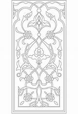 Coloring Pages Moroccan Pattern Arabic Morocco Islamic Colouring Sheets Moorish Tile Publications Dover Doverpublications Adult Template Sharesunday sketch template