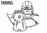 Thanos Guantelete Gauntlet Infinito Pintar Lego Dibujosonline Colorings Categorias sketch template