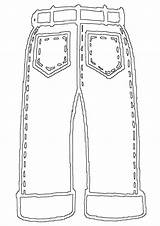 Trousers sketch template