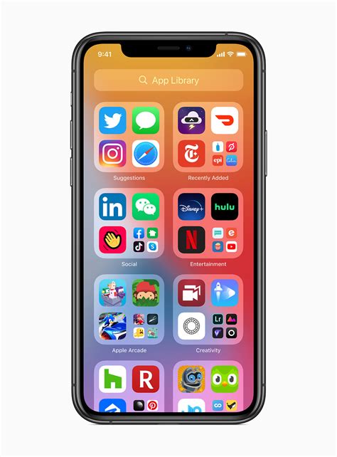 apple announces ios  auto organized apps widgets    iphone  canada blog