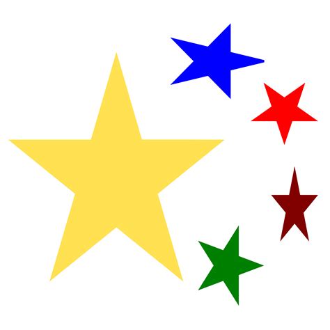 yellow star clipart clipart