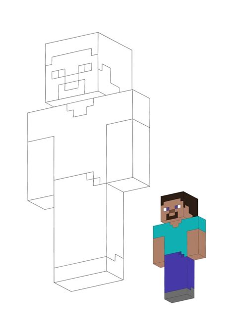 minecraft herobrine coloring pages   coloring sheets