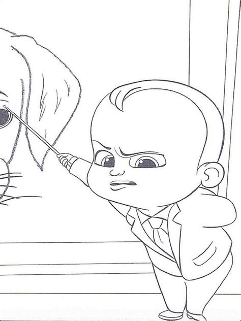 boss baby coloring pages  coloring pages  kids pinterest babies