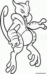 Mewtwo Coloriage Colorier Clipartmag Coloringpagesfortoddlers sketch template