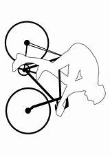 Bicycle Racing Coloring Edupics sketch template