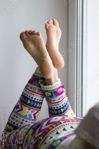 Sexy And Beautiful Female Soles And Feet Crossed On Windowsill Buy