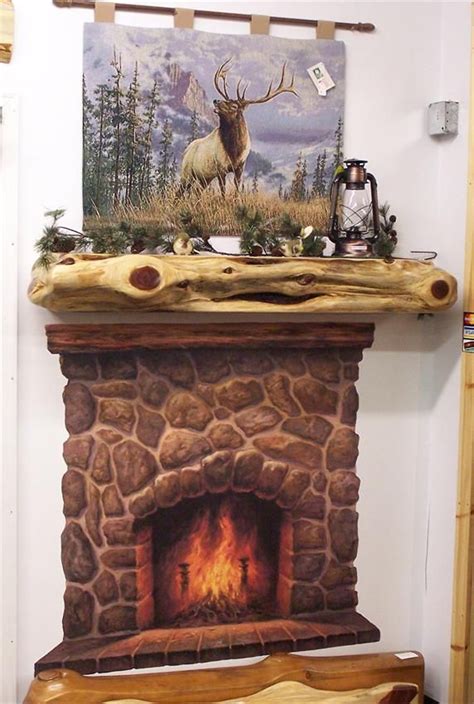 amish log fireplace mantel cabin fireplace mantle