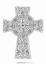 Cross Celtic Coloring Pages Mandala Patterns Choose Board sketch template
