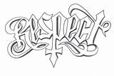 Gangster Tattoos Swear Loyalty Thug Chidas Streetart Letters Ambigram Chicano Calligraphie Gothique Bitch Schrift Family Imprimables Lettrage Tatouages Pochoir Homme sketch template