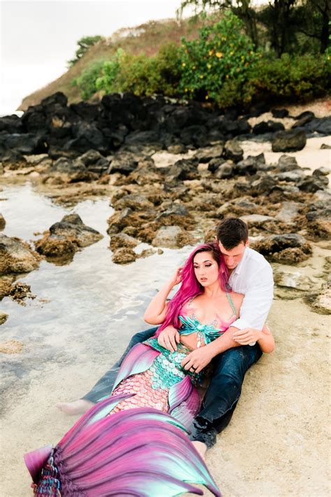 a couple s sexy mermaid themed photo shoot popsugar love uk photo 59