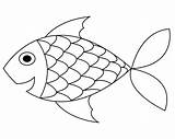 Pesci Pesce Colorare Disegni Bambini sketch template