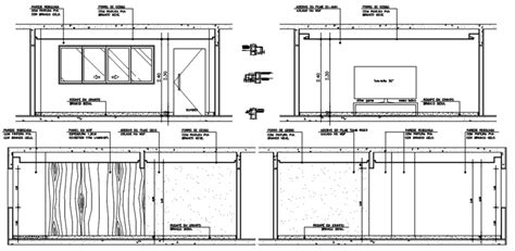 drawings details  living room  view cad elevation dwg file cadbull