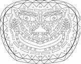 Kolorowanki Tribal Maski Dzieci Coloringhome Chemical Tallennettu Täältä sketch template