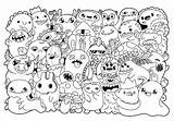 Monstre Monstruos Disegni Monstres Monstruo Colorare Coloriages Muchos sketch template