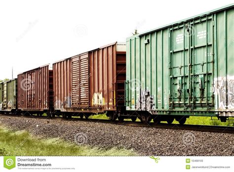 de treinen van de lading stock afbeelding image  walsen
