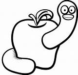 Worm Clip Clipart sketch template