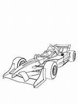 F1 Formula Formule Pages Coloring Racecar Fun Kids sketch template