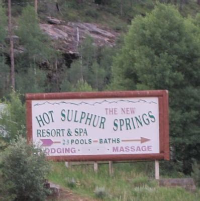 hot sulphur springs resort spa    reviews health