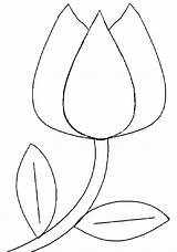 Tulip Printable Template Flower Stem Templates Patterns Flowers Coloring Tulips Pattern Applique Para Pages Designs Patchwork Stained Glass Tulipa Sewing sketch template