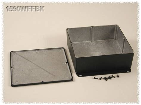 hammond electronics wffbk universele behuizing      aluminium zwart  stuks