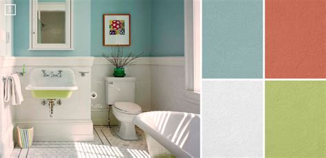 bathroom color ideas palette  paint schemes home tree atlas