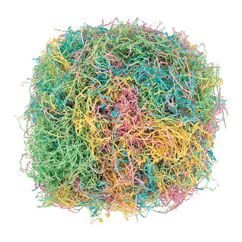 easter multicolor paper grass party supplies  pieces walmart
