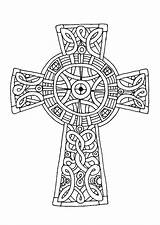 Coloring Pages Adults Crosses Cross Printable Getcolorings sketch template