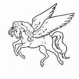 Pegasus Coloring Pages раскраска лошадь Printable Hercules Book Barbie Horse Getdrawings Realistic Winged sketch template