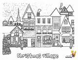 Yescoloring Villages sketch template
