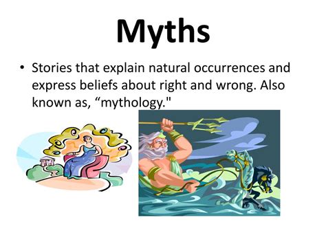 myths epic tales  storytelling powerpoint