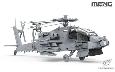 1 35 Boeing Ah 64d Apache Longbow By Meng Model Box Art 3d Renders