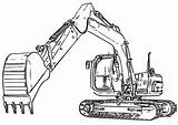 Excavator Digger Excavadoras Excavadora Maquinas Imprimir Escavatori Bocetos Raccolta Pijamas Backhoe Hitachi Borop Bukaninfo sketch template