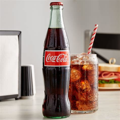 mexican coca cola  oz glass bottles case
