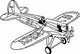 Airplanes Biplane Coloringhome Getcolorings sketch template