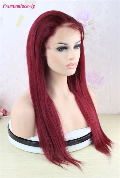 99j Human Hair Full Lace Wig Malaysian Straight Virgin