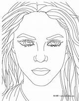 Shakira Designlooter sketch template
